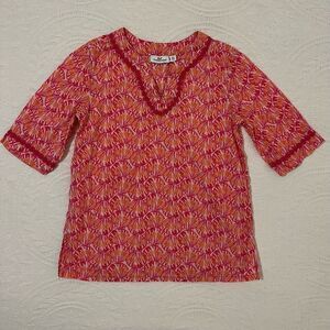 Vineyard Vines Girls Youth Shell Tunic Shirt XS 5/6